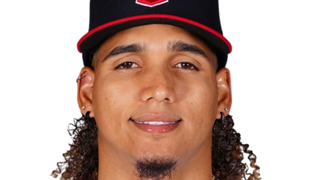 Mar 22, 2022; USA; Cleveland Guardians Carlos Vargas poses for a 2022 MLB portrait. Mandatory Credit: MLB photos via USA TODAY Sports